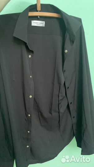 Рубашка мужская черная