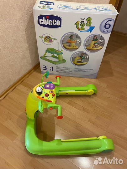 Ходунки детские chicco 3в1