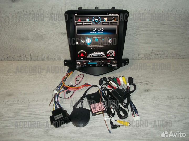 Магнитола Chevrolet Cruze Android в стиле Tesla