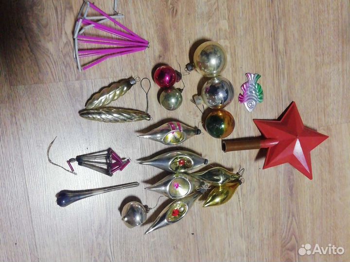 Елочные игрушки советские СССР