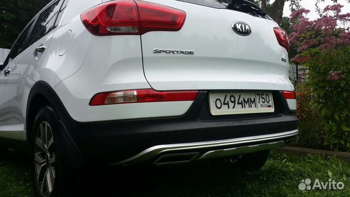 Накладка заднего бампера Kia Sportage III (новая)