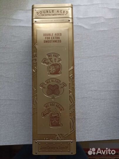 Металлическая коробка для виски