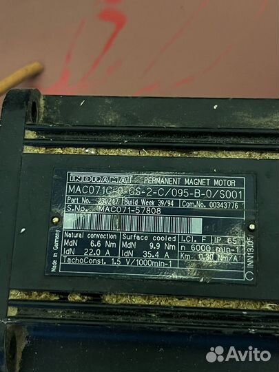 Серводвигатель indramat Permanent Magnet Motor