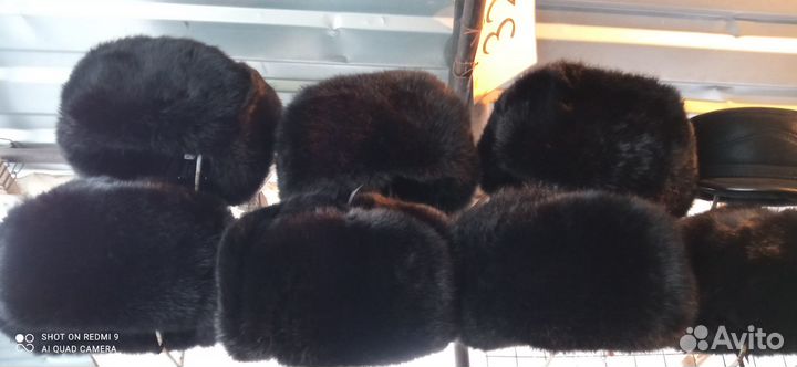 Шапки меховые,кепки,кожа,мутон и др, мех шарики