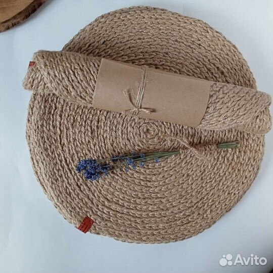 Салфетки сервировочные из джута