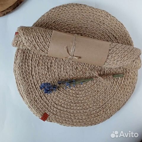 Салфетки сервировочные из джута