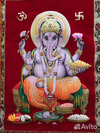 Настенное панно индийский слон Буддизм