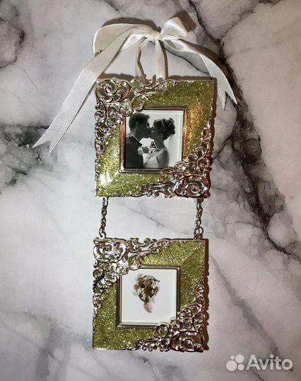 Фоторамка свадебная подвесная
