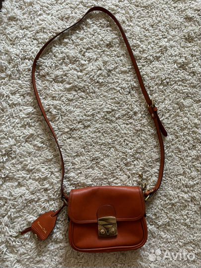 Massimo dutti сумка кроссбоди нат.кожа оригинал