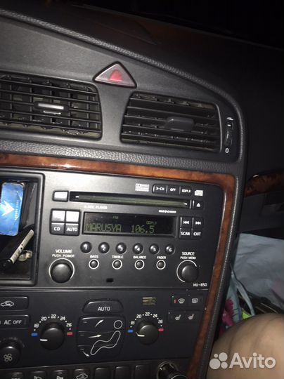 Штатная магнитола HU850 с aux Volvo s60