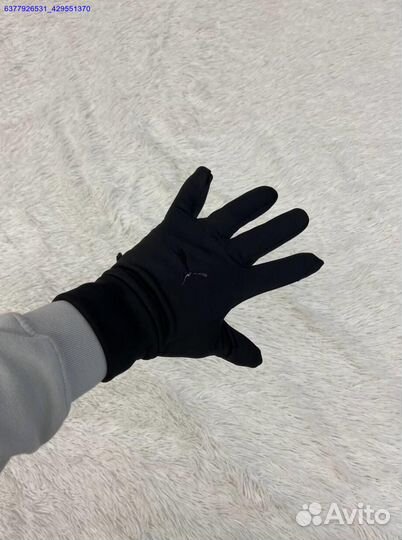 Перчатки зимние Puma black (Арт.19063)