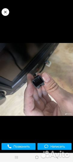 Штатная магнитола на toyota highlander 2 U40