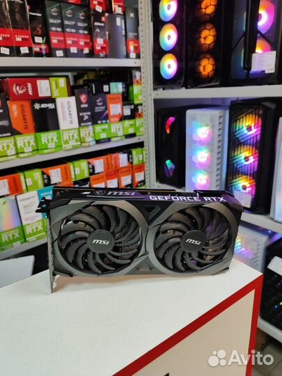 Видеокарта MSI RTX 3060 Ti ventus 2X OC