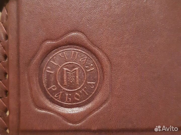 Ежедневник в обложке ручной работы из натуральной