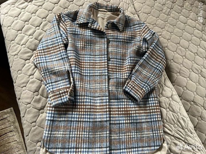 Пальто рубашка для девочки 152