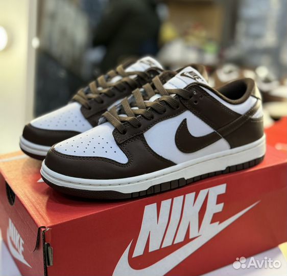 Кроссовки nike dunk LOW cacao WOW