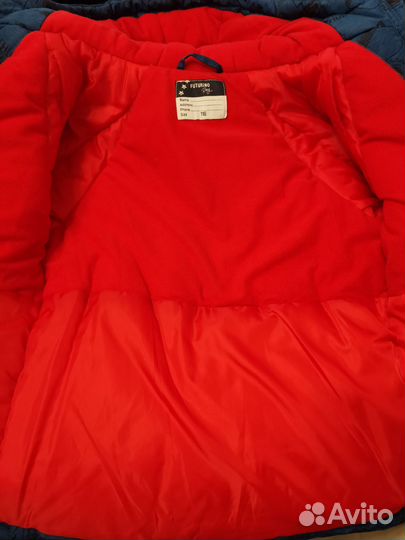 Зимняя куртка рот 116 см