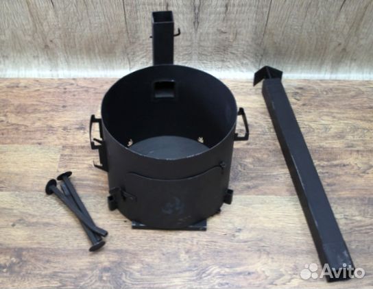 Печь под казан 16 литров с трубой