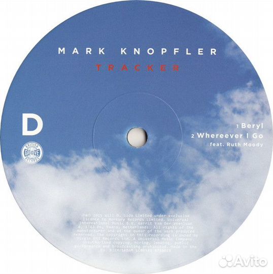 Виниловая пластинка Knopfler, Mark, Tracker