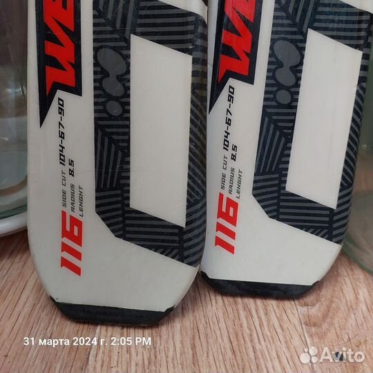 Детские горные лыжи и ботинки