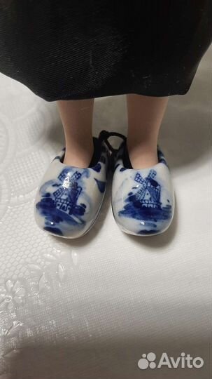 Сувенирные,фарфоровые башмачки (кломпы)