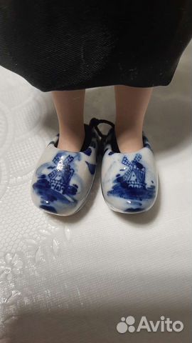 Сувенирные,фарфоровые башмачки (кломпы)