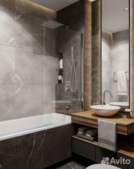 Ремонт ванной комнаты под ключ. За 8-14 дней