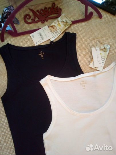 Майка женская базовая 40-42 новая Европа