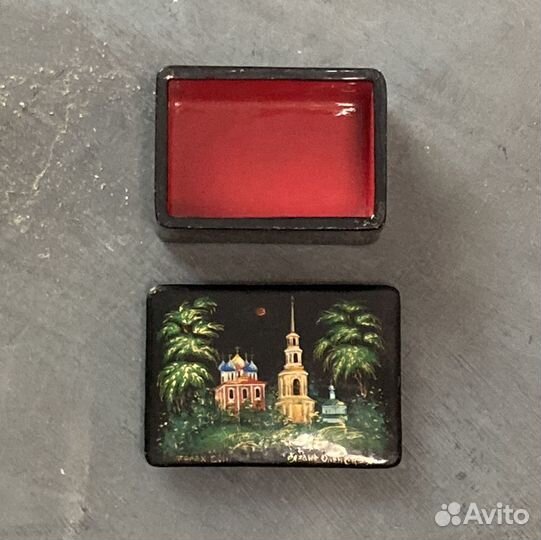 Сувенир Рязань Шкатулка палех