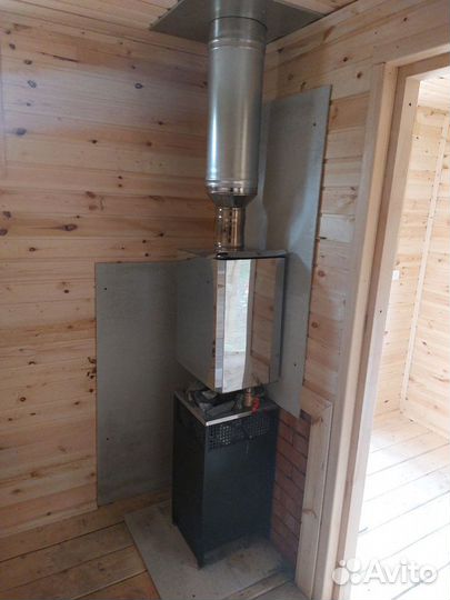 Баня каркасная 4х2,5 Баня под ключ