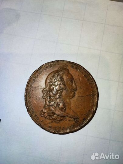 Медаль Карла IV 1789 Мексика