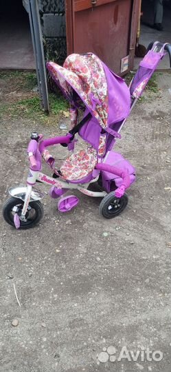 Детский трехколесный велосипед бу