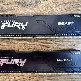 Kingston fury beast ddr4 16gb 32000mhz