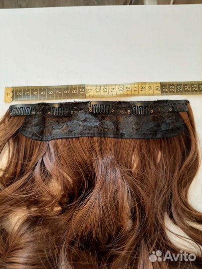 Накладные волосы на заколках