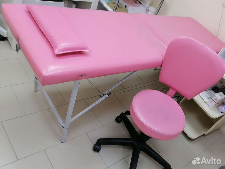 Кушетка для наращивания ресниц, косметологическая