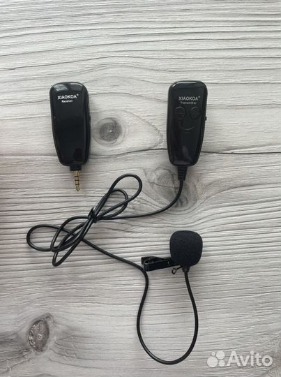Микрофон петличный беспроводной