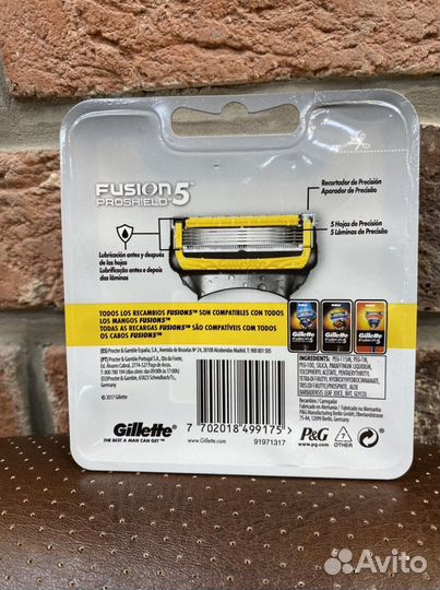 Gillette Fusion Proshield 8 штук