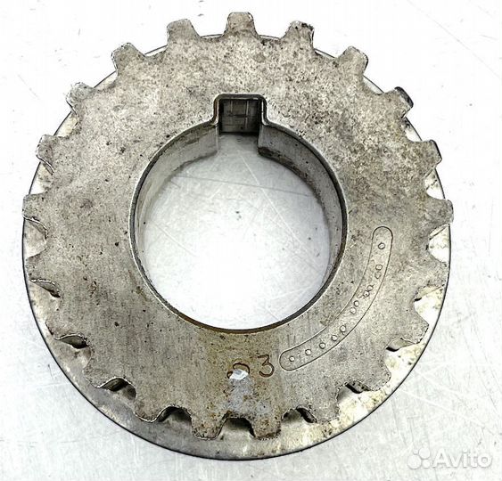 Шестерня коленвала Пежо 607 2003г 2.2л 98кВт