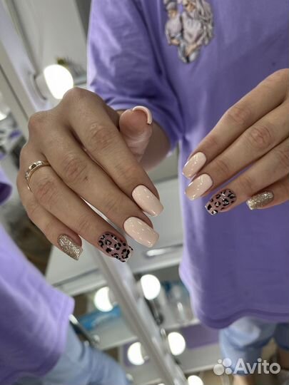 Маникюр с покрытием гель лаком