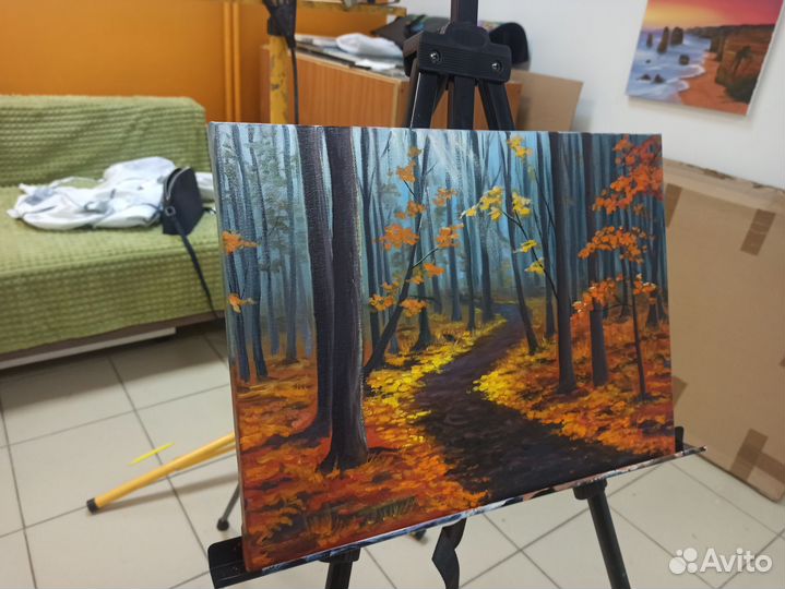 Картина маслом пейзаж 