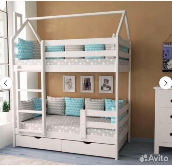 Детская кровать двухъярусная