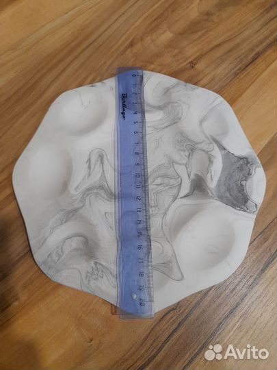 Тарелка для пасхальных яиц и кулича