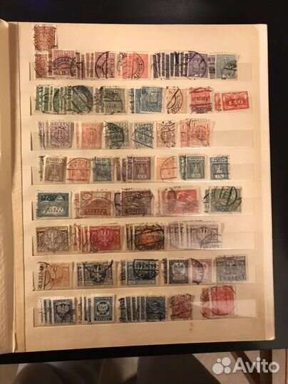 Огромный альбом марок Польши