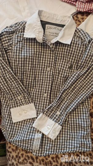 Рубашки для мальчика, размер 104 и 110