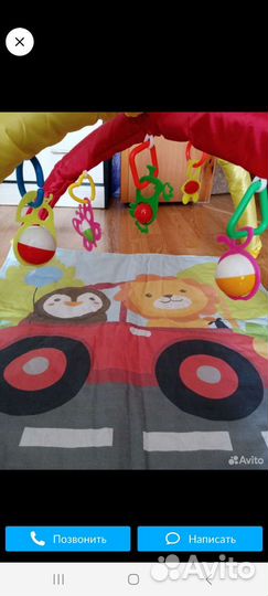 Развивающий коврик новый