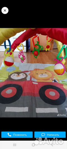 Развивающий коврик новый