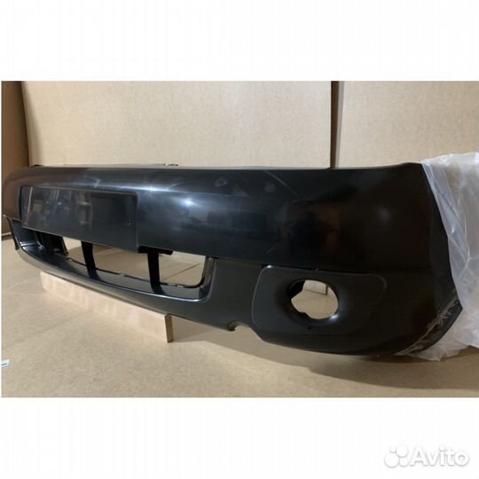 Бампер Калина передний под птф новый