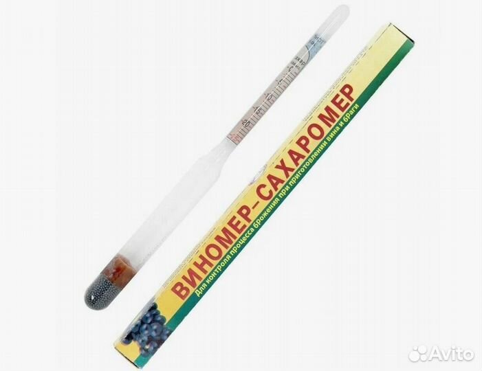 Виномер бытовой (0-25% сахар, 0-12% спирт)