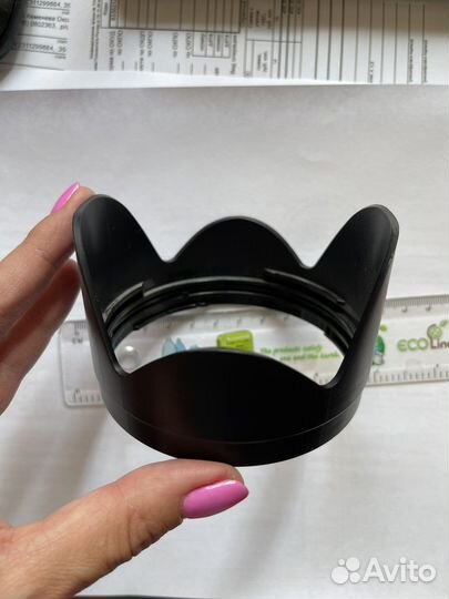 Бленда насасадка на объектив