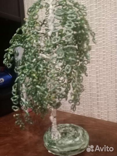 Береза из бисера